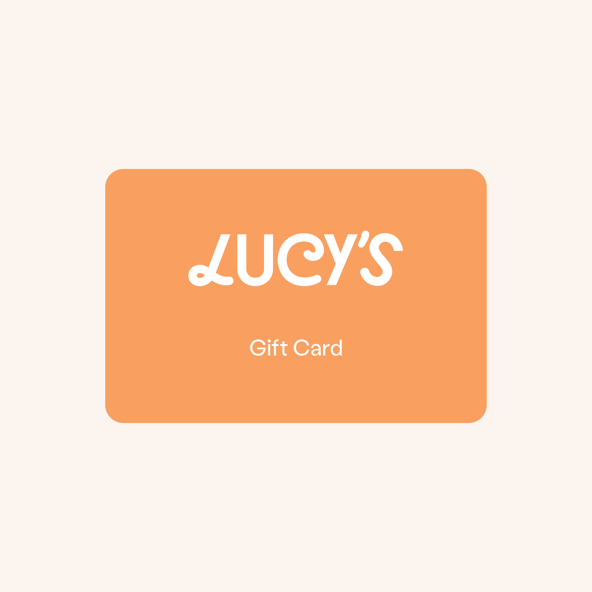 Lucy's Gift Card
